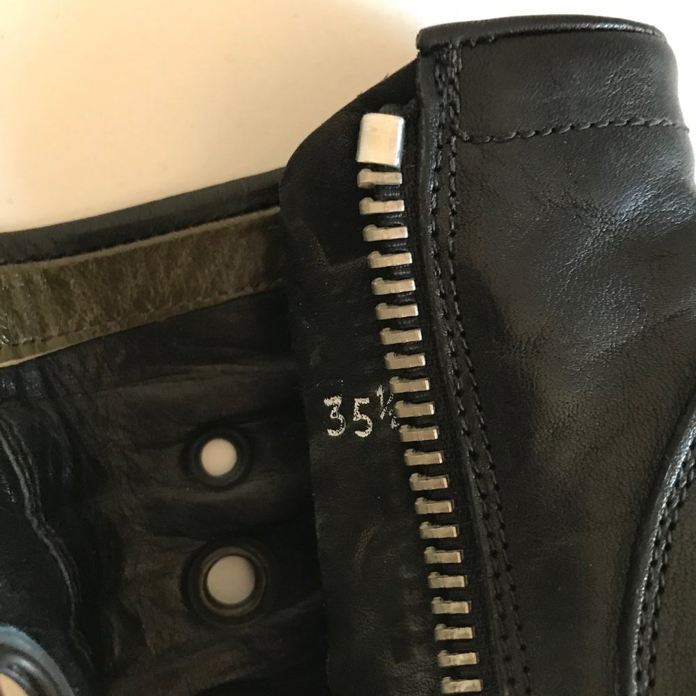 Rick Owens 'Spike' bootie with grommets - Picture 14 of 16